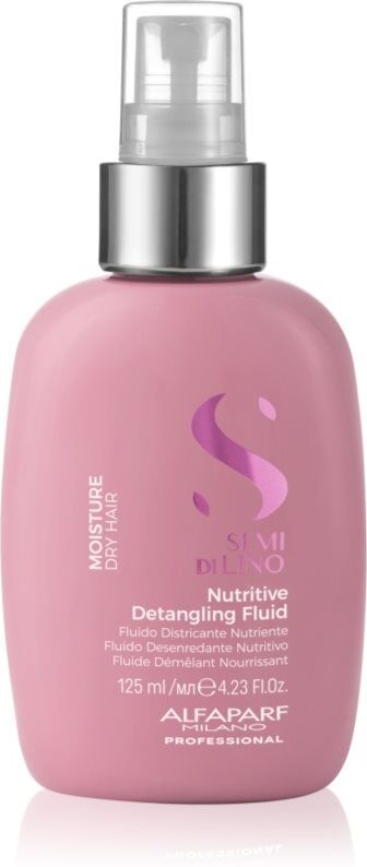 Alfaparf Milano Semi di Lino Moisture Nutritive Detangling Fluid leave-in hydratisierende Pflege für die leichte Kämmbarkeit des Haares 125 ml