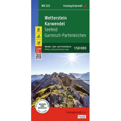 freytag & berndt Wanderkarte WK 322 Wetterstein - Karwendel, Seefeld - Garmisch-Partenkirchen 1:50.000, Sonstige von , KOMPASS Freytag & Berndt,