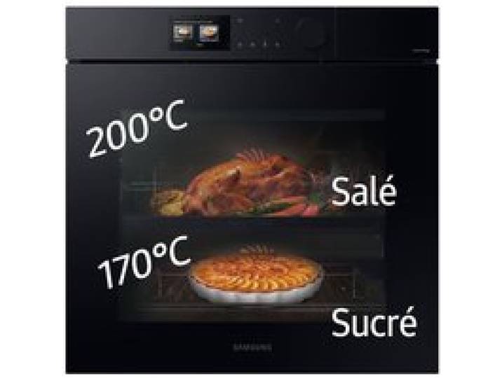 Four encastrable Samsung NV7B7997AAK BESPOKE DUAL COOK STEAM