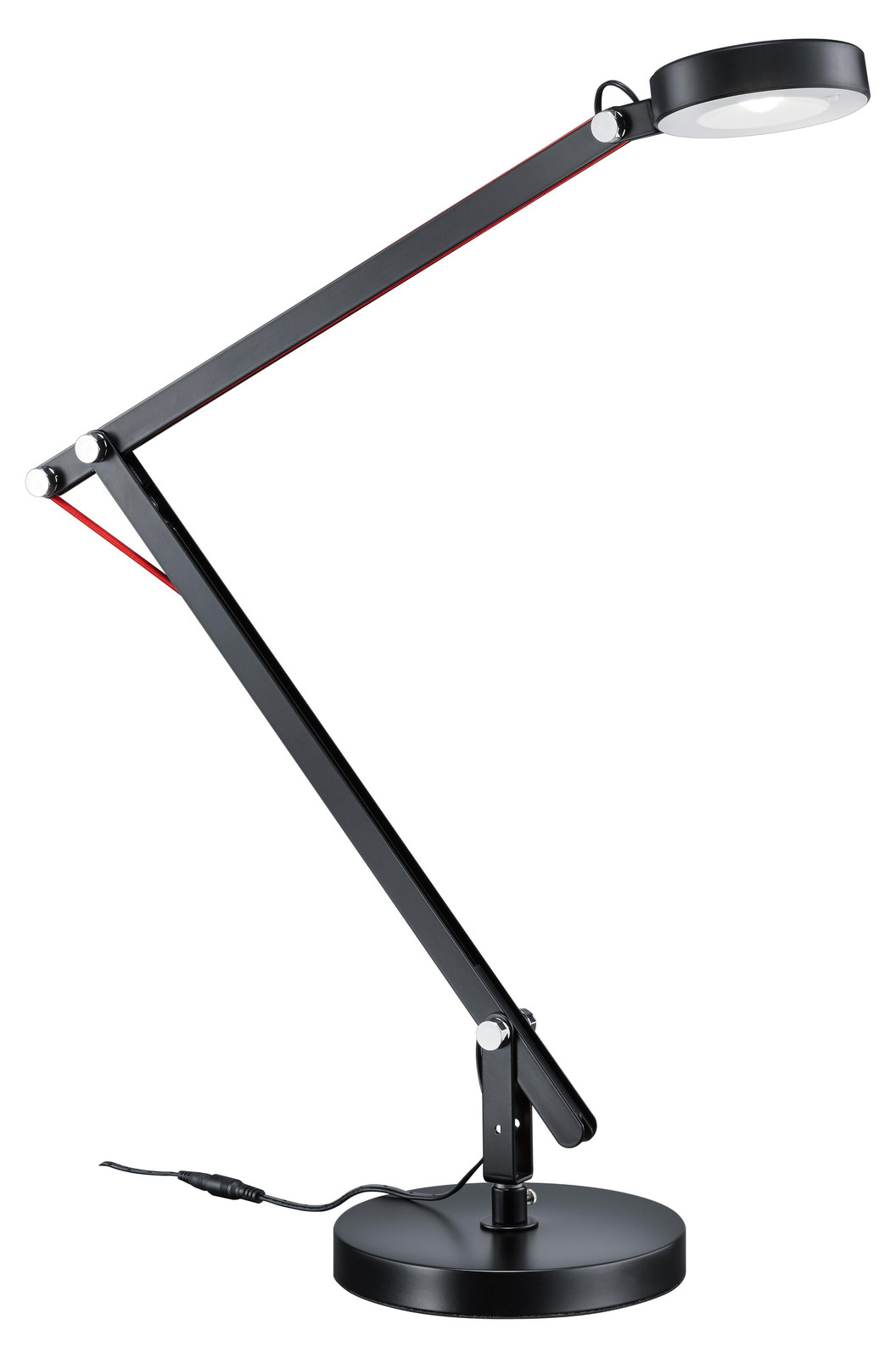Trio Amsterdam LED tafellamp zwart metaal