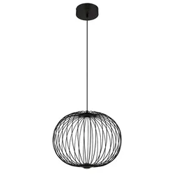 Hängelampe Pendellampe Esszimmerleuchte schwarz LED Wohnzimmerlampe H 150 cm