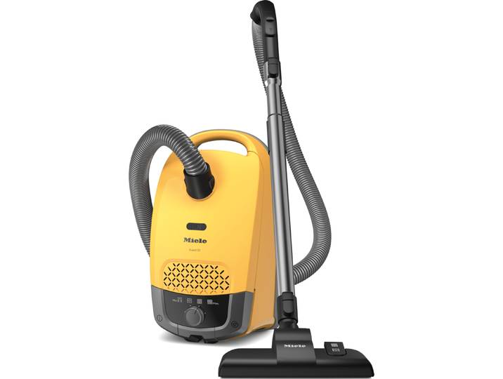 MIELE Bodenstaubsauger Guard S1, Nachfolger Classic C1 PowerLine, ComfortFit , gelb (sunsetgelb), B:42,5cm H:23cm T:24,5cm, Bodenstaubsauger, AirClean Filter, 10 m Aktionsradius, kompaktes Design, Bodenstaubsauger