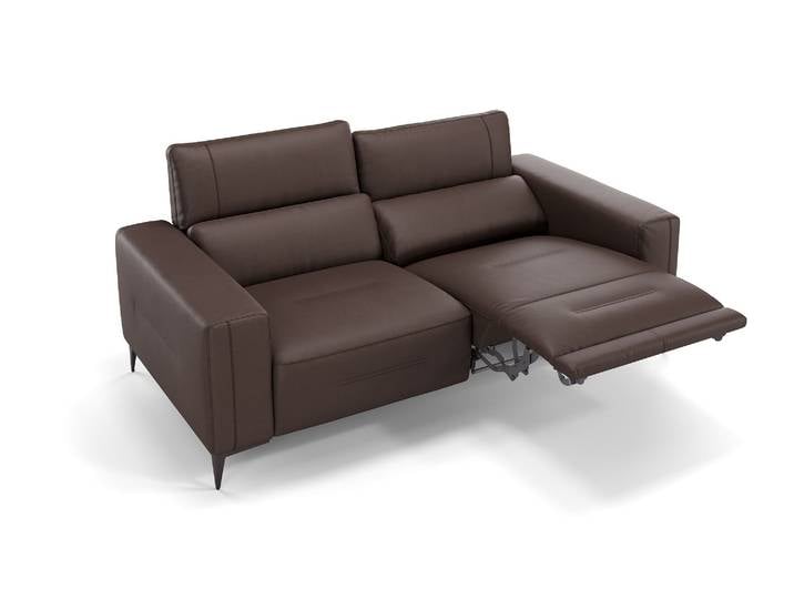 Ledersofa TERAMO 2-Sitzer Ledercouch