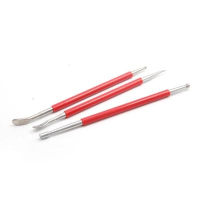 Leather Carving Tools Set With Modeling Spoon For Embossing And Detail Work Leather Carving Tools Set With Modeling Spoon For Embossing And Detail Work