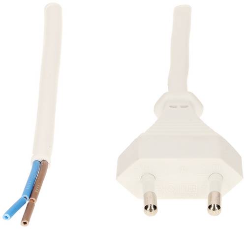 Max Hauri 108786 Strom Anschlusskabel Weiß 3m