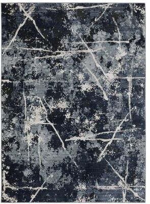 Style Haven Caldon Contemporary Abstract Blue Area Rug