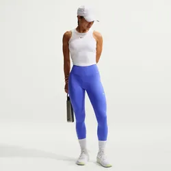NIKE One High-Waist Leggings Damen 570 - sapphire/white L