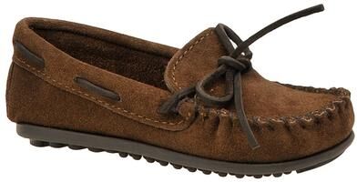 Minnetonka Boys' Moc - 3 Youth Brown Slip On Medium