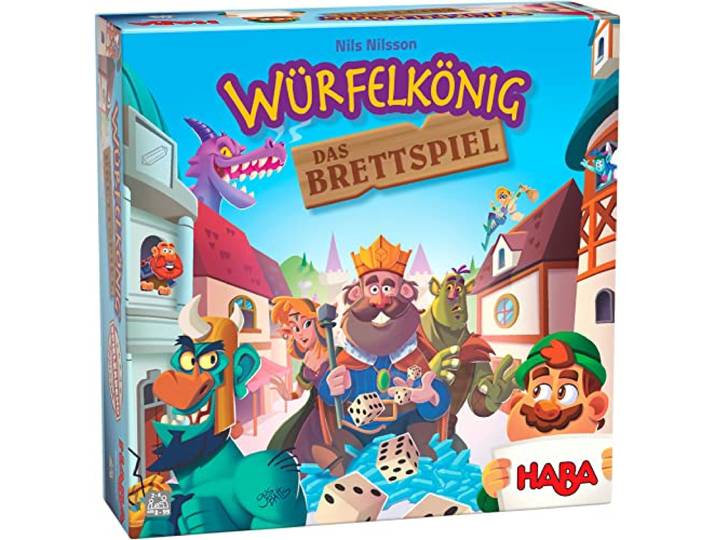HABA 306400 - Cube könig - het bordspel, dobbelspel vanaf 8 jaar, made in Germany