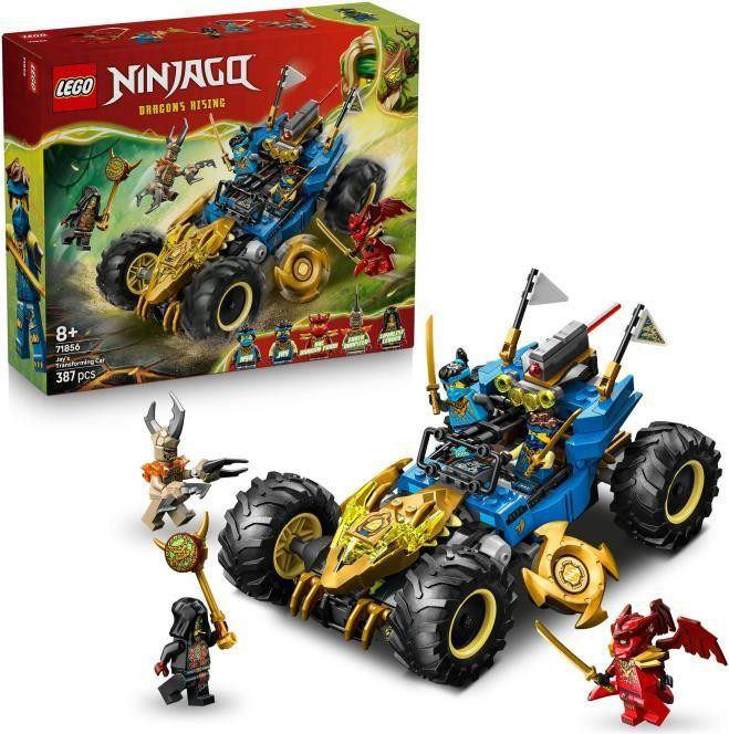 LEGO NINJAGO Jay's Veranderauto 71856 bouwset met 5 minifiguren voor kinderen vanaf 8 jaar Seizoen 4 De Opkomst van de Draken
