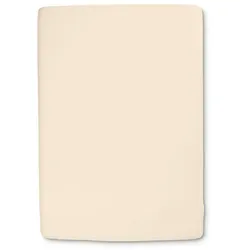 Fürstenhof Topper-Spannbetttuch Stockholm 90 x 200 cm Mischgewebe Beige Champagner