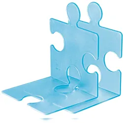 HAN 9212-64D 1 STK Buchstütze PUZZLE transluzent-blau Buchstütze