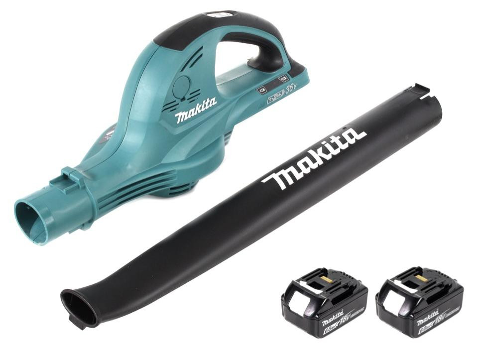 Makita DUB 361 bladblazer inclusief 2x Makita BL 1860 6 Ah accu's