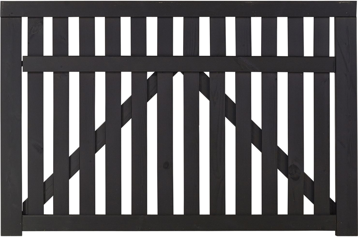 Plus Einzeltor Country 150 x 98 cm schwarz