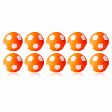 Kickerball - 10er Set - Winspeed orange/weiß - 35mm 303215
