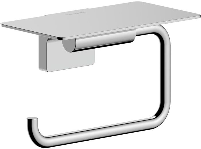 Hansgrohe AddStoris S Toilettenpapierhalter 41789000 mit Ablage, chrom