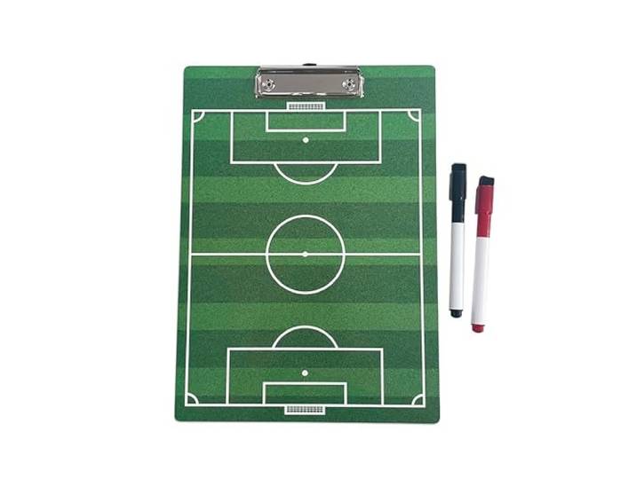 Fußballtrainer, Taktisches Board, 2 Stifte, Haken