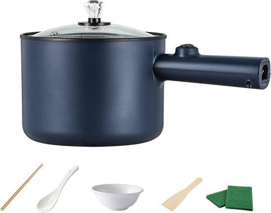 Elektrische reiswaterkoker, 1,8 liter, blauw, metaal
