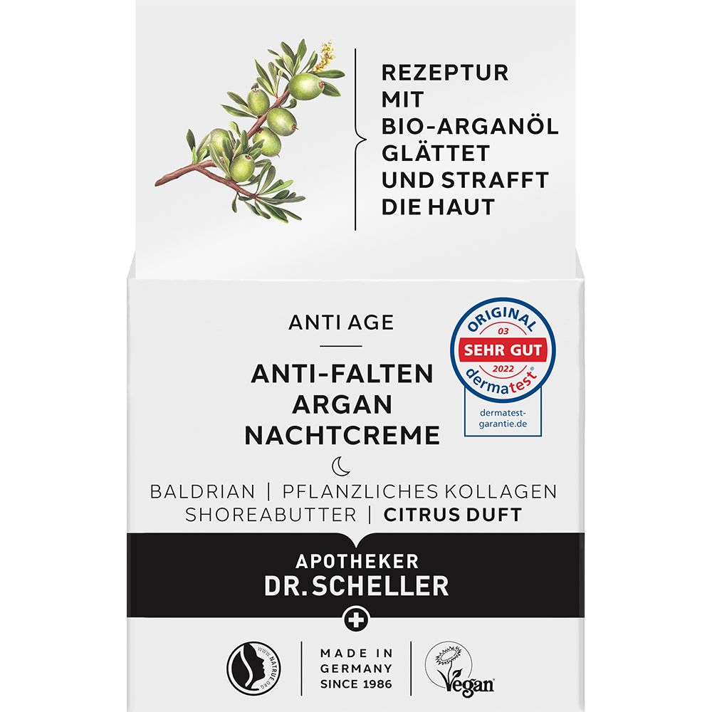 Dr.scheller Anti-Falten Argan Nachtpflege 50 ml Creme