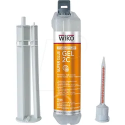 WIKO 101696 - 2K Sekundenkleber, Super Glue Gel 2C, 11 g