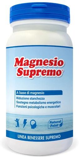 Natural Point Magnesio Supremo Integratore Per Stanchezza e Stress 150 Gr