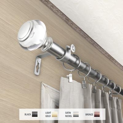 InStyleDesign Madelyn 1 inch Diameter Adjustable Curtain Rod