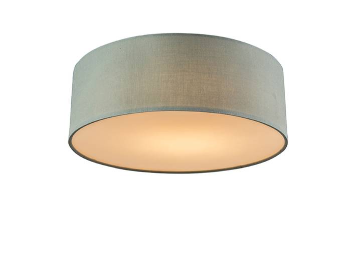 Plafonnier vert 30 cm avec LED - Drum LED