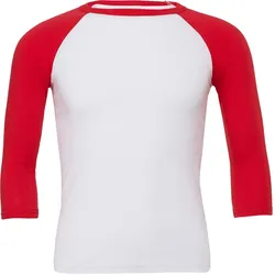 Bella+Canvas Unisex 3/4 Sleeve Baseball T-Shirt 3200