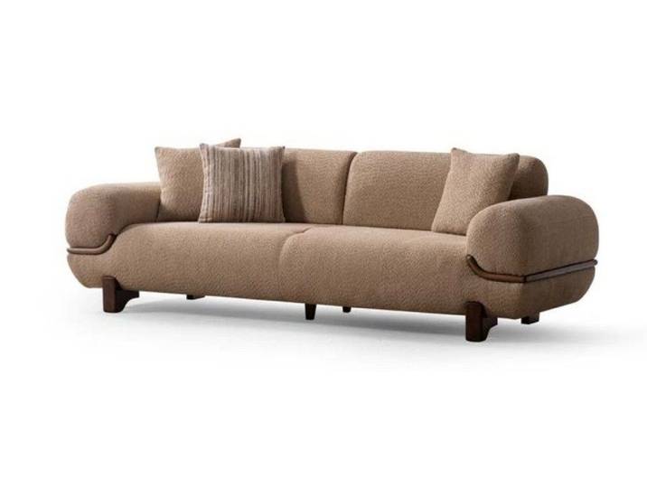 JVmoebel 3-Sitzer Sofa 3-Sitzer Chesterfield Braun Luxuriöse Bequem Schick Praktisch, 1 Teile, Luxuriöse Bequem Schick Praktisch