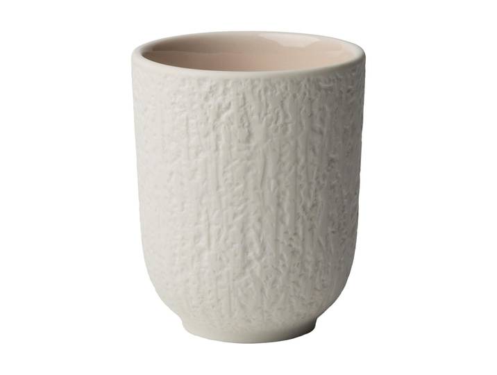 Becher Lunasol Gaya Atelier North Rock 6 Stk. , weiss (beige), 300ml, Porzellan, Trinkgefässe, Becher