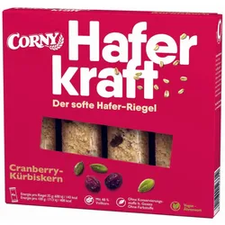 CORNY Müsliriegel Haferkraft Cranberry-Kürbiskern