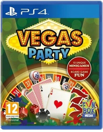 Funbox Media Ltd Vegas Party for PlayStation 4 (Disc) - PlayStation 4 Game - Physical Disc Edition - Las Vegas-themed Party Gameplay