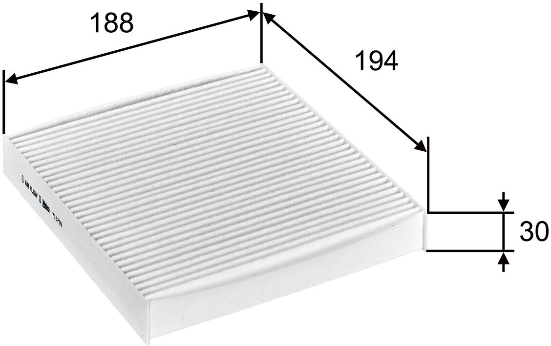 Valeo Filter, Innenraumluft Climfilter Comfort 715755 Für Abarth