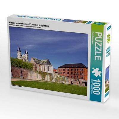 CALVENDO Puzzle Kloster unserer lieben Frauen in Magdeburg | 1000 Teile Lege-Größe 64x48cm Foto-Puzzle für glückliche Stunden