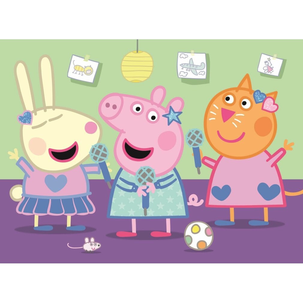 TREFL Peppa Pig Puzzel Karaoke - 20 stukjes