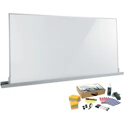 Sigel, Präsentationstafel, Meet up-Bundle Wall rail (90 x 180 cm)