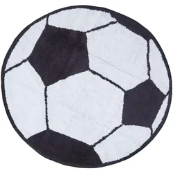 KINDERTEPPICH Fußball, Baumwolle 80 cm