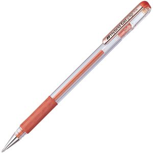 Pentel Gelschreiber Hybrid Gel Grip, K118-ME, Strichbreite 0,4 mm, Schreibfarbe bronze