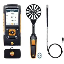 Testo, Detektor, 440 Anemometer +1370 (Temperature-TC) °C, +150 (Temperature-NTC) °C max.Temp. versch.Messparam