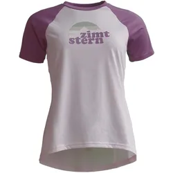 Zimtstern, Damen, Velotrikot, Women's Sunsetz Tee (S), Violett, Grau, S