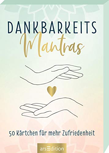 Dankbarkeitsmantras: 50 Kärtchen für mehr Zufriedenheit - Preis vom 09.10.2026 07:28:09 h