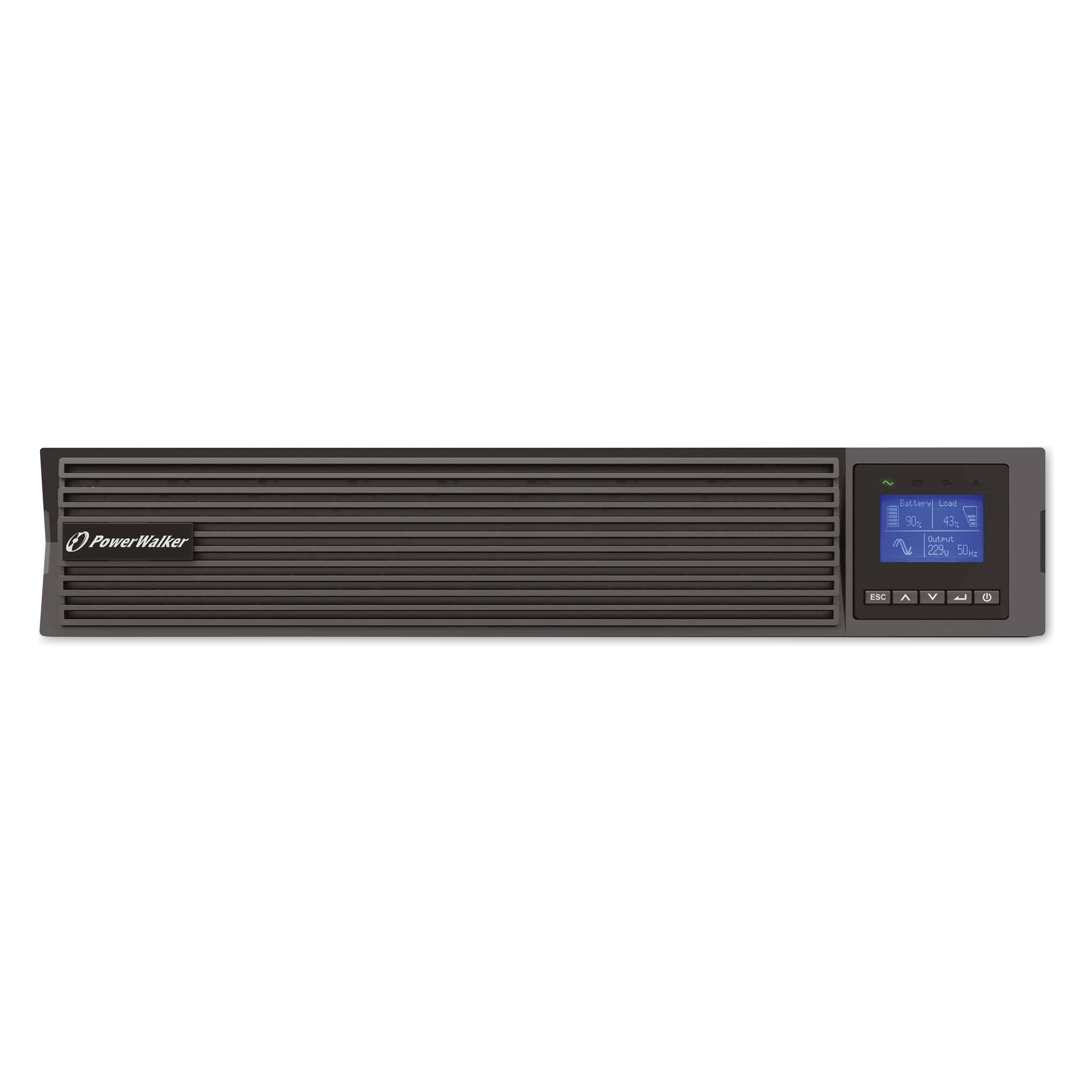 Powerwalker USV VFI 2000 ICR IoT (2000 VA, 2000 W, Online-Doppelwandler USV) (10122198)
