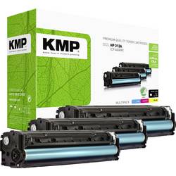 KMP Toner ersetzt HP HP 312A (CF381A, CF383A, CF382A) Kompatibel Kombi-Pack Cyan, Magenta, Gelb 2700 Seiten H-T189CMY 2528,0030