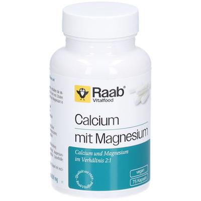 Raab Vitalfood Calcium mit Magnesium Kapseln 75 St