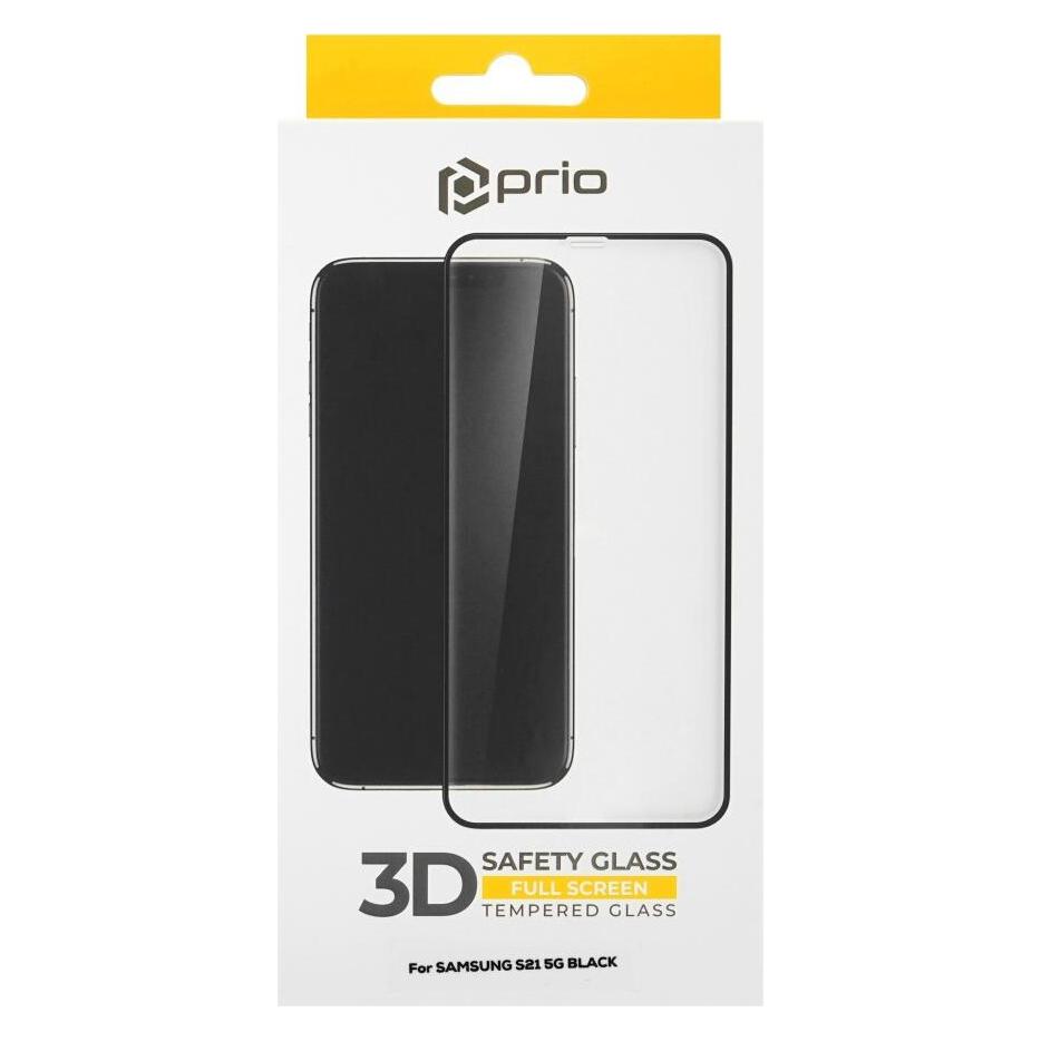 prio 3D Panzerglas Panzerglas für Samsung S21 schwarz (Samsung Galaxy S21 5G) (PSG-1258)