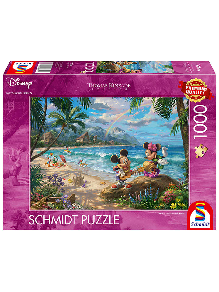 Schmidt Spiele 1.000tlg. Puzzle "Disney - Mickey und Minnie in Hawaii" - ab 12 Jahren - onesize