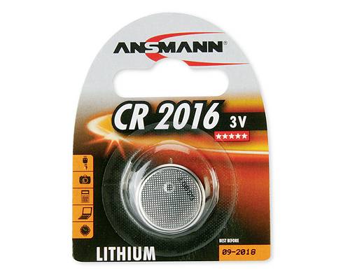 Ansmann Knopfzelle CR2016 3V 85 mAh Li-Ion