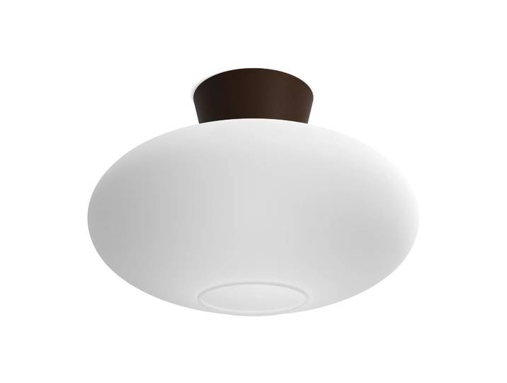 Belid Bullo Deckenleuchte XL Opalglas Ø38cm Oxid