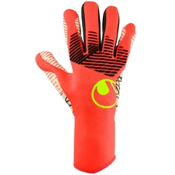 Uhlsport Torwarthandschuhe FM ZNE Ultragrip HN, High-Performance Handschuhe mit Ultragrip und Half Negative Schnitt - rot / 9