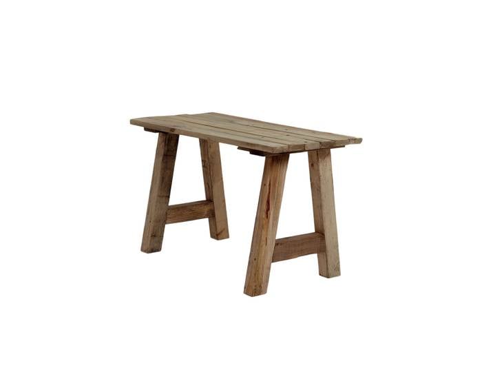 Bureau en bois recyclé marron